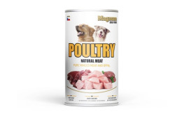 Pre psov Natural POULTRY Meat dog 1200g