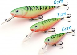 Lovec voblery Agressor 7cm-pl�vaj�ci