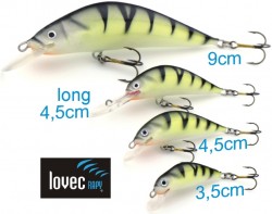 Lovec vobler Perch 4-5cm-pl�vaj�ci