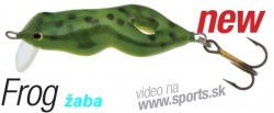 Lovec Frog/žaba 4cm-plávajúci