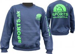 Mikina GILDAN s logom SPORTS - modrá