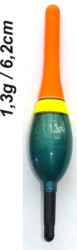 Plavk na ryby, dka 62mm / nosnos 1,3 gr