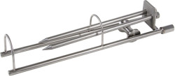 Exclusive nerezový držiak prútu s kladkou skladací 75/45cm