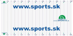 Rybrsky meter podloka SPORTS 100 x 50cm