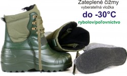 čižmy Tramp do -30° zelené