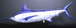 Dekoračný vankúš - Blue marlin 118cm