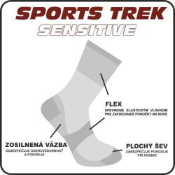 Funkčné ponožky SPORTSTrek  Sensitive