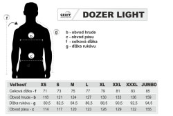 Geoff Anderson Dozer Light ve�kostn� tabu�ka