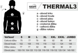 Thermal 3 pulóver Geoff Anderson - čierny