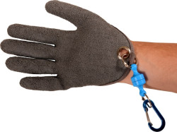 Pogumovaná sumcová vylovovacia rukavica s magnetom XL