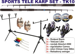 SPORTS kompletn kaprrsky set Telecast 3-60m/150g