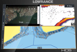 LOWRANCE HDS-12 LIVE Active Imaging sonda 3-v-1