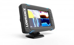 Dotykov sonar LOWRANCE Elite-7Ti so sondou na more