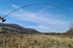  ohyb pr�tu Sportex Escalade Carp Distance pri testovan�