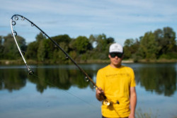  Ohyb pr�tu Sportex Sturgeon v akcii pri zdol�van�