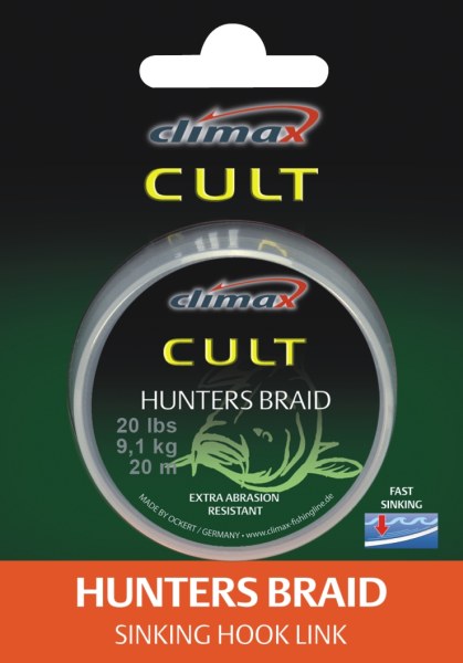 CLIMAX šnúra 20m - HUNTERS BRAID Camou - Priemer 0,45mm / 22kg / 45lbs