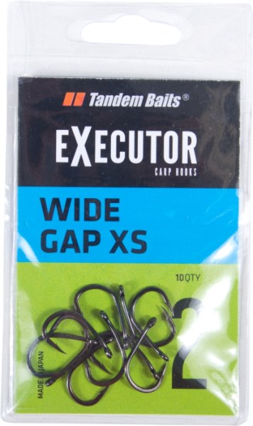 Háčik Executor Carp Wide Gap XS Tandem Baits 10ks veľkosť: 2