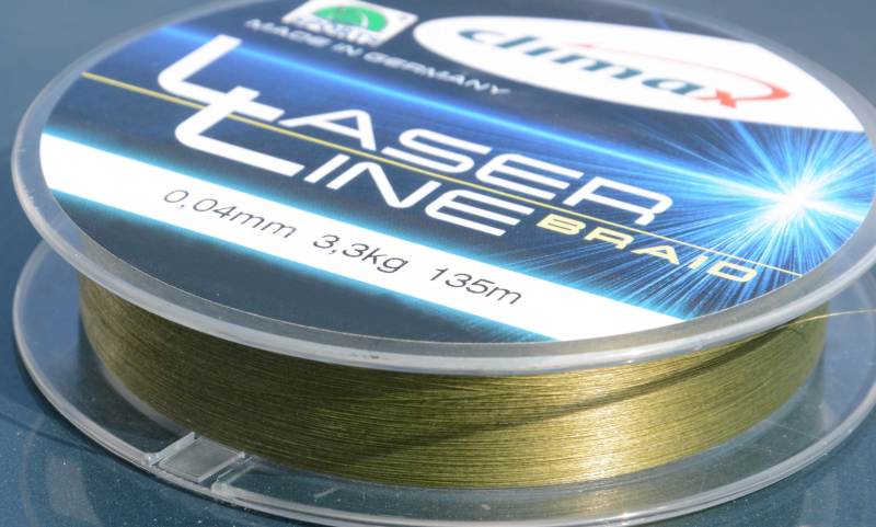 Climax šnúra 135m - Laser Braid line Olive SB 6 vlákien 135m 0,14mm / 12,9kg